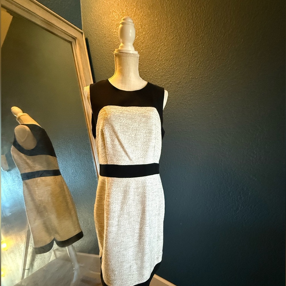 Elegant Black and Gray Dress